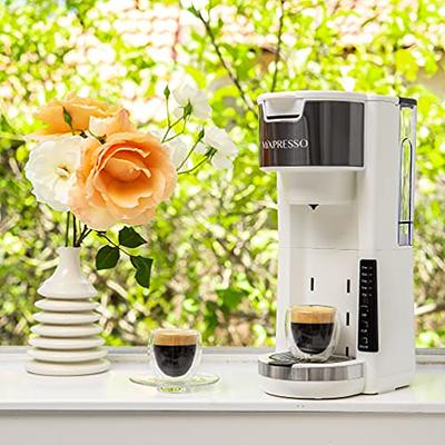 Mixpresso 2 in 1 Coffee Brewer, Single Serve and K Cup Compatible