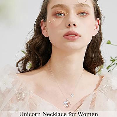 STORUP Unicorn Gifts for Girls Age 6-8, Unicorn Necklace for Girls