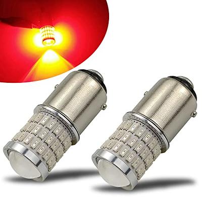 EYPINS 4 x 4 LED Front Flasher, Orange Warning Light, LED Flash Lamp, 12/24  V Warning Light, Strobe Light, Flashing Lights, 18 Flash Modes, Emergency