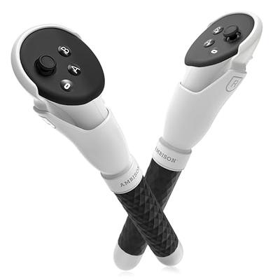 HUIUKE VR Game Handle Accessories for Quest 2 Controllers, Extension Grips  for Playing Beat Saber Gorilla Tag Long Arms, VR Handle Attachments