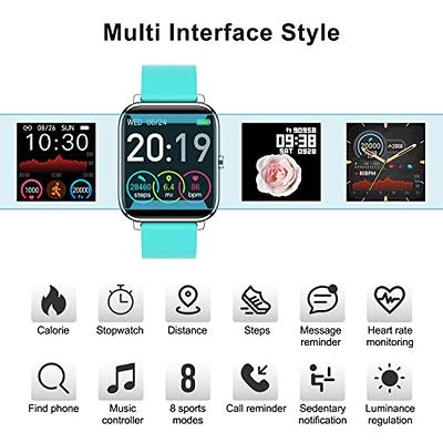 Nerunsa Smart Watch, 1.69 Smartwatch for Men Women IP68 Waterproof, 24  Sport Modes Smartwatches, Fitness Activity Tracker, Heart Rate Sleep  Monitor