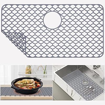 Kitchen Sink Protector Silicone Heat Insulated Pad Mesh Non-Slip