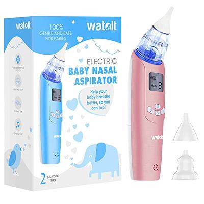 Lunobaby Nasal Aspirator for Babies - Rechargeable Baby Nose Sucker  Must-Haves for First Time Mom - Electric Nose Aspirator for Infants and  Toddlers