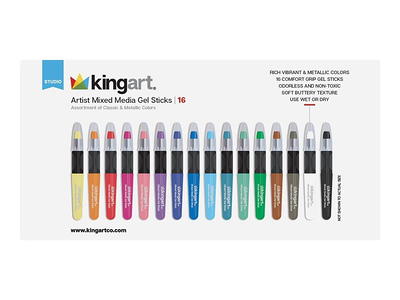 KINGARTTM Crayons - 24-Pc. Mixed Media Gel Stick Set - Yahoo Shopping