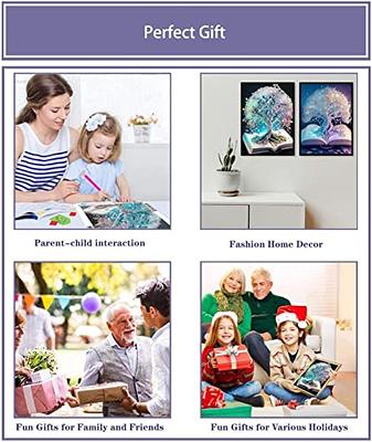 Diamond Painting Kits for Adults and Kids,Halloween Diamond Art Kits for  Adults Beginners,5D Full Drill Diamond Dots Gem Art,Home Wall Decor 12 X 16  Inch 