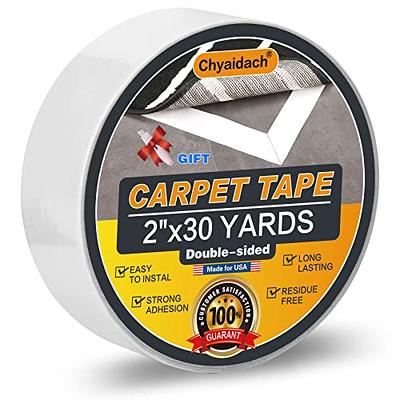 Chyaidach Carpet Tape Double Sided[2 x30yd] Double Sided Rug Tape Cloth  for Area Rugs on Tile.Carpet Tape For Hardwood&Laminate Floors,Over Carpet,Concrete,Runners,Mats,Outdoor/Indoor  Carpet Adhesive - Yahoo Shopping