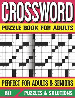 New Challenging Crossword Puzzle Book For Adults With Solution: Awesome  Crossword Puzzle Book For Puzzle Lovers Adults, Seniors, Men And Women With