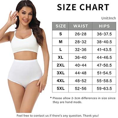 compression underwear for women  wirarpa Women's Cotton High Waisted Compression  Panties Full Coverage Brief Underwear Tummy Control Knickers 4 Pack