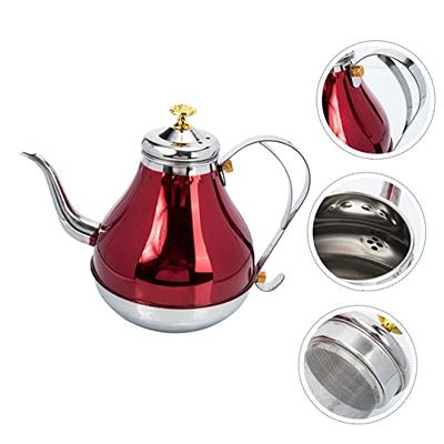 Mobestech Cast Iron Teapot Tea Brewer Stovetop Tea Kettle Teapot with Infuser  Tea Kettle Stovetop Tea Pot Teapots Travel Assocories Home Water Kettle  Anti-scald Stainless Steel - Yahoo Shopping