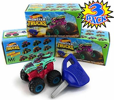 Hot Wheels Monster Trucks 1:64 Color Shifters 3-Pack, Toy Trucks For Kids