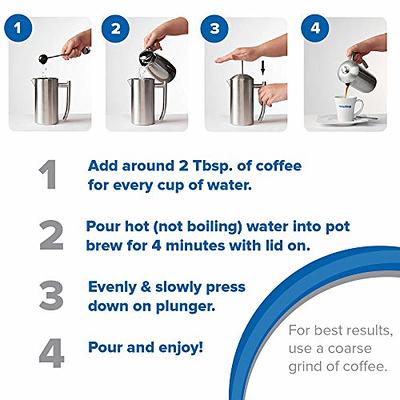 Frieling 44 oz Brushed Stainless Steel French Press