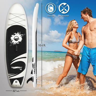  SereneLife Inflatable Stand Up Paddle Board-10Ft