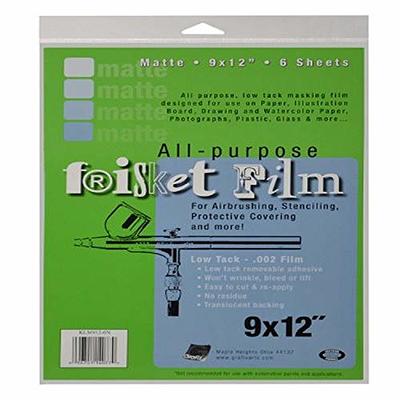 PA Essentials Uncut Blank, Frosted, 3 piece, for Painting on Wood, Canvas,  Paper, Fabric, Wall and Tile, Reusable DIY Art and Craft Stencils for  Painting, 12x12 Inches