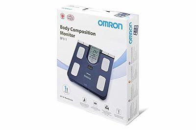 Homebuds Digital Bathroom Scale for Body Weight and Fat, Weighing Professional Since 2001, Body Composition Monitor for BMI Fat, Blue