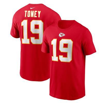 Kansas City Chiefs New Era Third Down Puff Print T-Shirt - Red