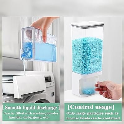 Skywin Gallon Pump Dispenser - Glass Laundry Detergent Dispenser for Laundry Room Good As Laundry Detergent Dispenser Glass Jar , Fabric Softener