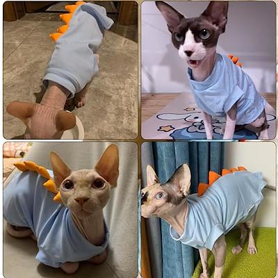 Bonaweite Sphynx Cat Clothes, Cat Sweaters for Cats Only, Turtleneck Sphynx  Cat Sweaters, Cat Clothes for Cats Only, Svinx Hairless Cat Kitten Clothes