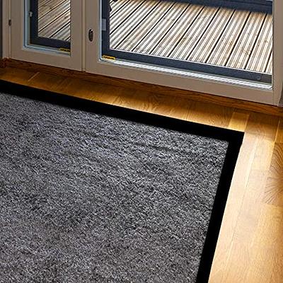Art3d 10 ft Self Adhesive Vinyl Floor Transition Strip for Joining Floor Gaps,Carpet Threshold TransitionBlack