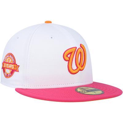 Washington Nationals New Era Inaugural Season Two-Tone 59FIFTY Fitted Hat -  White/Red