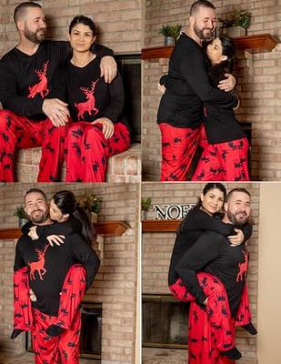 Ekouaer Womens Christmas Pajamas Comfy Soft Cotton Sleepwear Long Sleeves  Printed Pattern Cute Pj Sets,Large,PAT9 - Yahoo Shopping