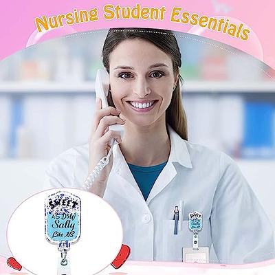 Plifal Badge Reel Holder Retractable with ID Clip for Nurse Nursing Name  Tag Card Cute Funny Cow Nursing Student Doctor RN LVN Medical Assistant  Work Office Alligator Clip Badge Accessories - Yahoo