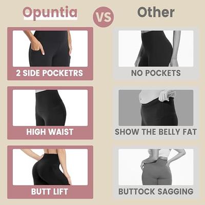 Opuntia 5 Pack Leggings with Pockets for Women - High Waisted