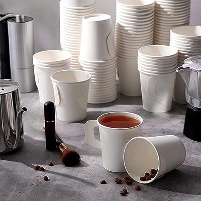 Tioncy 600 Pack Disposable Tea Cups with Handle, 6 oz Paper Tea Cups  Disposable Espresso Cups Disposable Espresso Paper Cup for Coffee,  Cocktail, Tea, Cocoa, Juice, and More - Yahoo Shopping