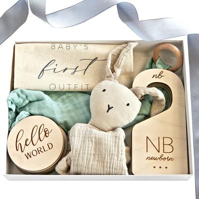 Baby Gift Box - Handcrafted Welcome Baby Gift Set - Choose 5 or 3