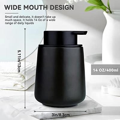  BosilunLife Dish Soap Dispenser - Black Ceramic