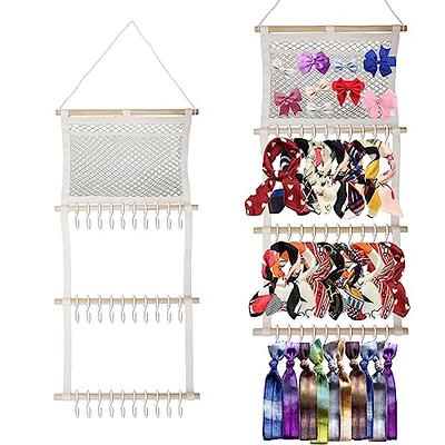 Bow Holder for Girls Hair Bows, Baby Headband Organizer Clips Holder Room  Decor