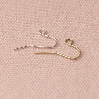 304 Stainless Steel French Earring Hooks, Flat Earring Hooks, Ear Wire,  with Horizontal Loop, Golden, 15x17x2mm, Hole: 2mm, Pin: 0.7mm Cobeads.com  - Yahoo Shopping