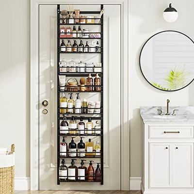 1Easylife Over The Door Pantry Organizer Rack, 6-Tier Adjustable Pantry  Organization and Storage, Heavy-duty Metal Door Spice Rack with Detachable