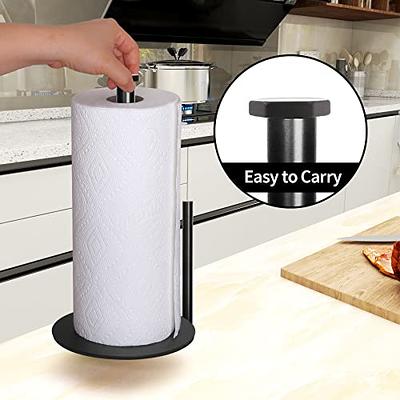 Paper Towel Holder,Free-Standing Kitchen roll Holder for Kitchen Bathroom -  Yahoo Shopping