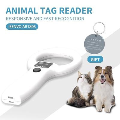 TAEING Pet Microchip Reader Scanner, RFID EMID Animal Handheld Reader,134.2kHz  Pet ID Scanner Rechargeable Animal Chip Scanner Pet Tag Scanner FDX-B(ISO  11784/11785) - Yahoo Shopping