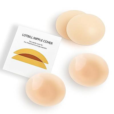 LOTBILL Pasties Nipple Covers,3.3 Best Size Fits A-C Cups Nipple Covers  for Women,Nipple Cover lingerie for women,Reusable Adhesive Silicone Nipple  Cover,2 Pairs,Light Skin Tone. - Yahoo Shopping