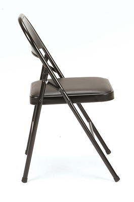 Mainstays Steel Folding Chair in Black 4 Pack