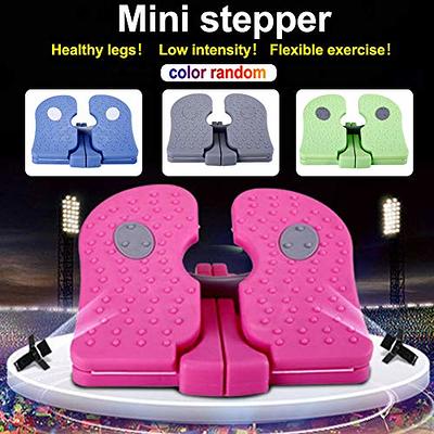 Steppers for Exercise，Mini Steppers for Exercise，Step Machine for Exercise  for Home，Portable Mini Stair Stepper，Pink Workout Equipment，Stepper with