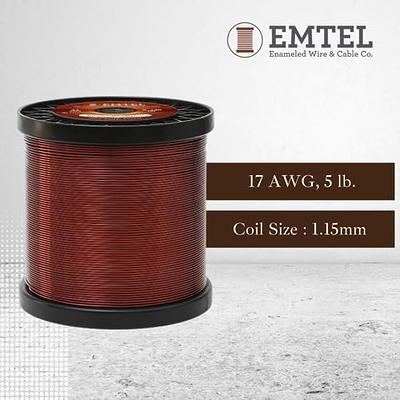 24 Gauge Enamel Magnet Wire - 800 Feet (1 Pound Spool) 