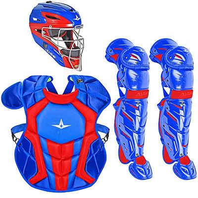 All Star Youth Player Series Catchers Helmet, Scarlet