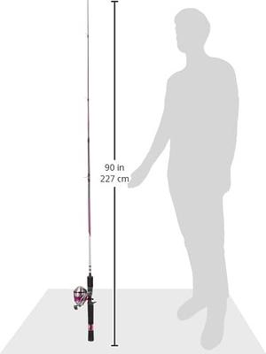 Zebco 33 Spincast Reel and Fishing Rod Combo, 6-Foot 2-Piece Durable  Fiberglass Fishing Pole, QuickSet Anti-Reverse Fishing Reel with Bite  Alert, Pink - Yahoo Shopping