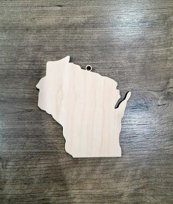Wisconsin Ornaments, Bulk Wood Blanks, Unfinished, State Shaped Wood  Ornament, Diy, Christmas Ornaments, Blanks For Crafts, Sign Making - Yahoo  Shopping
