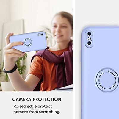 Cute Case for iPhone XS Max (6.5 Inch), Durable Silicone Case with Phone  Ring Holder /Grip Stand, Slim Fit Lightweight Thin Cover, Sturdy  Anti-Scratch Protective Nice Phone Case (White) - Walmart.com