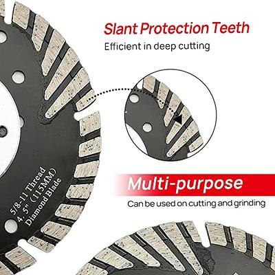 GRIP TIGHT TOOLS 4 in. Premium Deep Turbo Cut Diamond Blade for Cutting  Granite, Marble, Concrete, Stone, Brick and Masonry (10-Pack) - Yahoo  Shopping