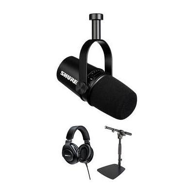 Shure MV7 Podcast Microphone Kit with Mic Stand and Headphones (Black) MV7-K  - Yahoo Shopping