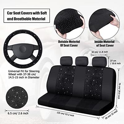 Fashion Daisy Print Car Steering Wheel Cover and Seat Belt Cover 3-piece  Set, Breathable Non-slip Car Interior - AliExpress