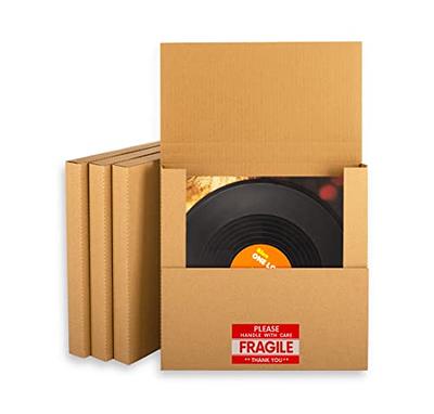 7 Record Storage Box, Corrugated Cardboard