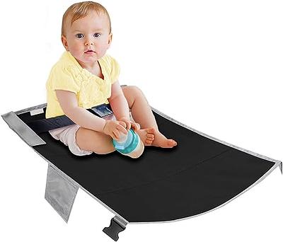 Toddlers Airplane Bed, Kids Airplane Seat Travel Bed, Kids Airplane Travel Essentials for Toddlers, Baby Portable Plane Bed for Flights Gray, Infant