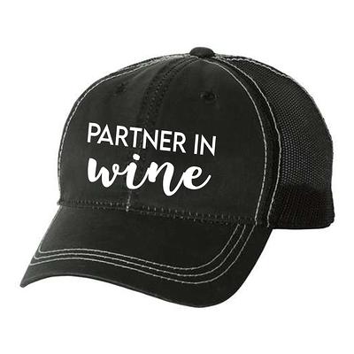 Partner in Wine Unisex Weathered Baseball Hat