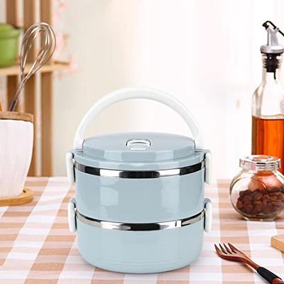 JCAKES Thermos Food Jar Lunch Thermos Hot Food Thermos 2l Electric Heated  Lunch Box Portable Stainless Steel Food Insulation Warmer Lunch Container  USB Thermal Boxes for Car Office, for Home, Office 