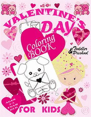 Valentine's Day Coloring Book for Kids: 40 Fun Valentines Coloring Pages  For Kids, toddler & Preschool, A Fun Valentine's Day Coloring Book of  Hearts, Cherubs, Cute Animals, and More (Paperback) - Yahoo Shopping